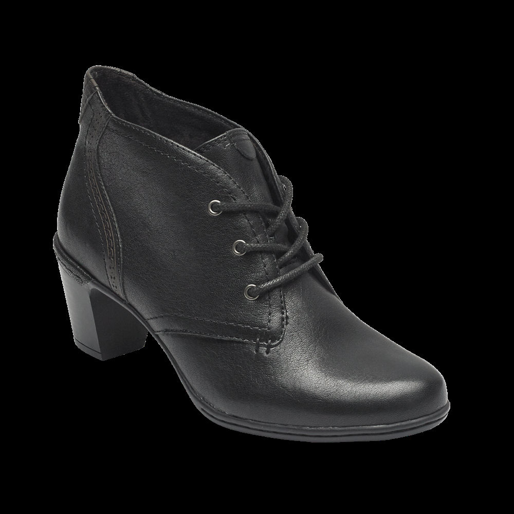 Botas Rockport Mujer Mexico - Cobb Hill Rashel Chukka Negros - RXLDC4978